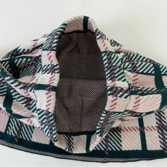 Tommy Bahama Toddler Girl 3 Piece Set- Chenille Sweater, Plaid Skirt & Headband - Picture 6 of 10